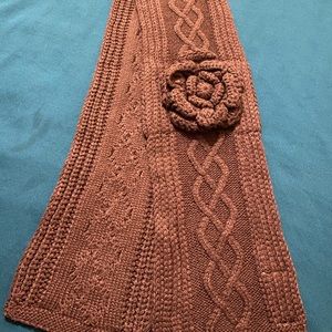 Mud pie Brown Knitted Scarf 🌸🌺🌸🌺
